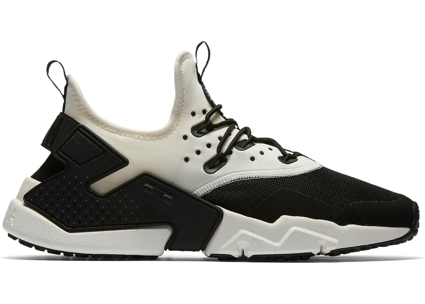 Nike Air Huarache Drift Black Sail Ah7334 002 Nike Air Huarache Drift Black Sail Ah7334 002