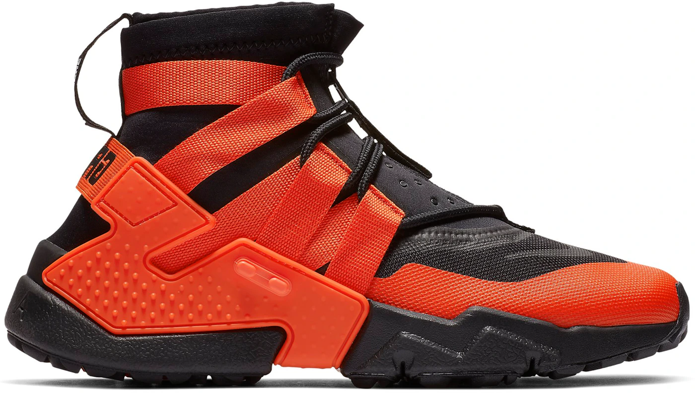 Nike Huarache Gripp Black Orange Men's AO1730-001 - US