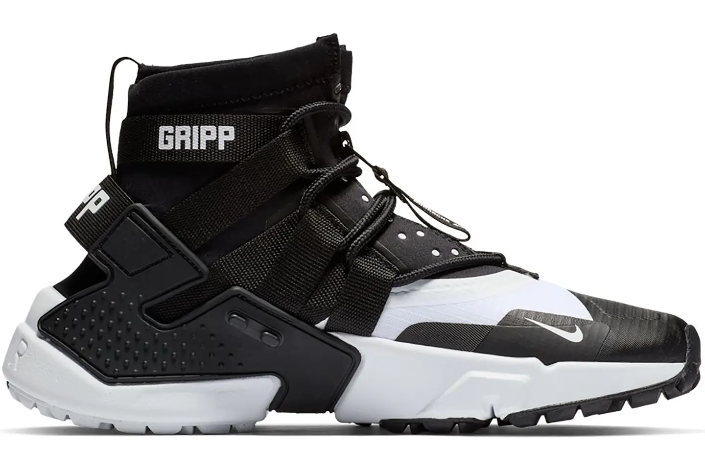 Nike Air Huarache Gripp Black White Men's - AO1730-005 - US