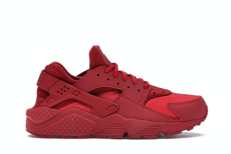 huarache red and white womens