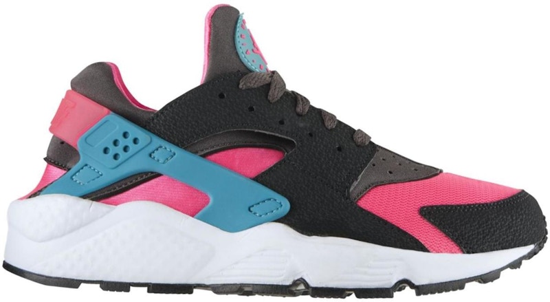 nike huarache pink and black