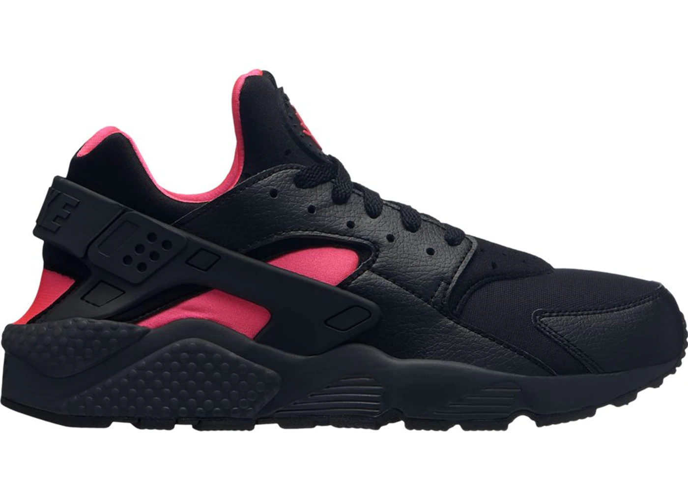 Nike huarache top black red green