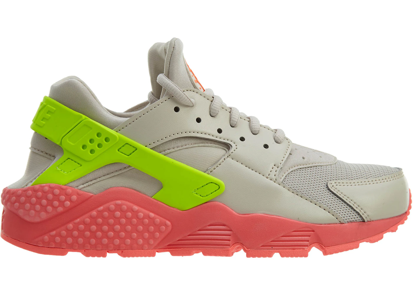Nike Air Huarache Run Desert Sand Volt-Hot Punch (Women's) - 634835-033 - US