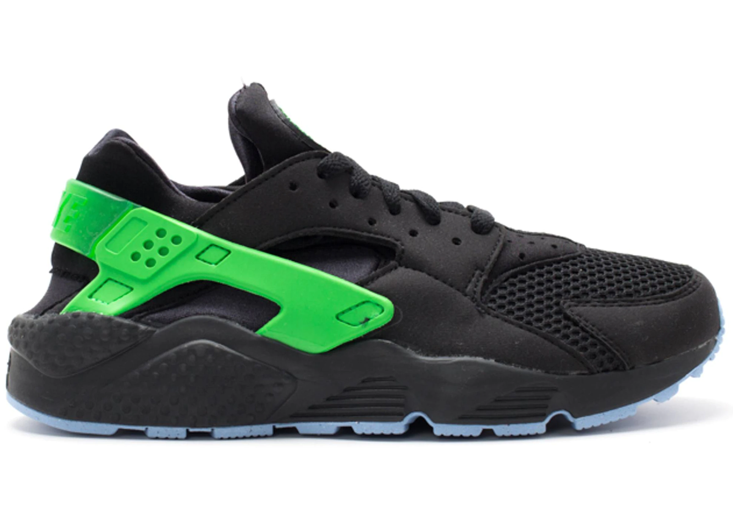 Nike Air Huarache Run FB Black Poison Green - 705070-001 -