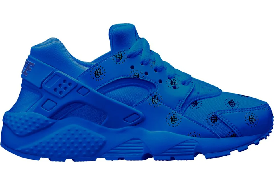 Royal blue nike huarache best sale