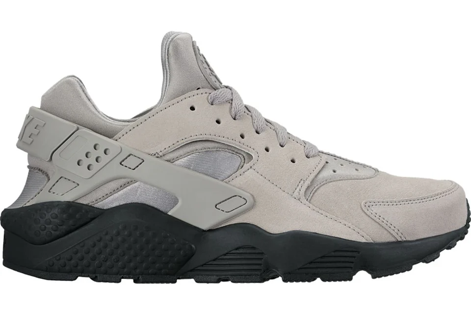 Nike air huarache run shop mid mens silver