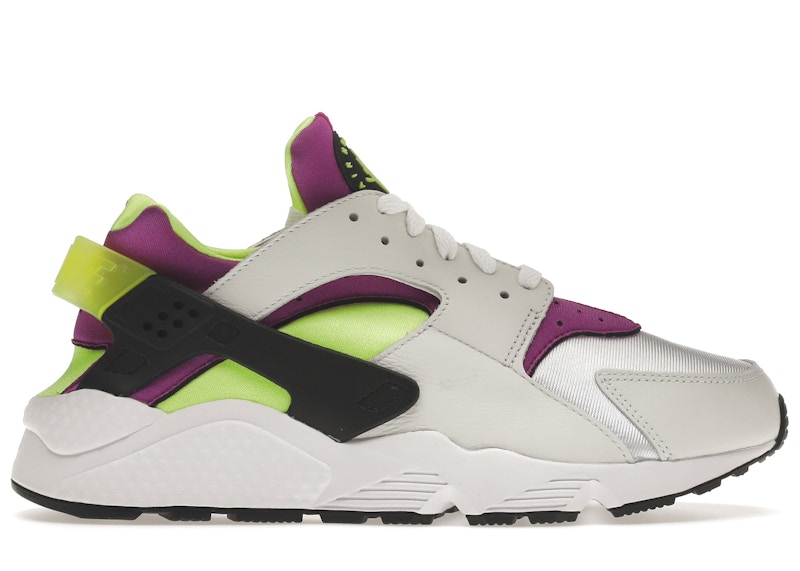 Nike huarache green outlet and yellow