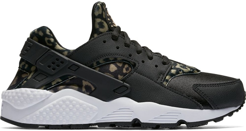 Nike Air Huarache Run Print Leopard Black (W) - 725076-007