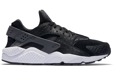 Nike Air Huarache Run Snake Black Dark Grey Men s 704830 001 US