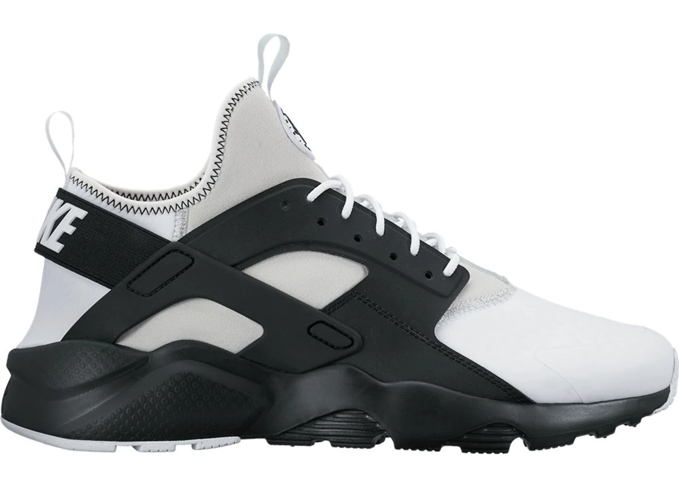 Air huarache run ultra black white discount