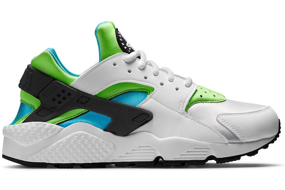 Air huarache white clearwater flash lime sale