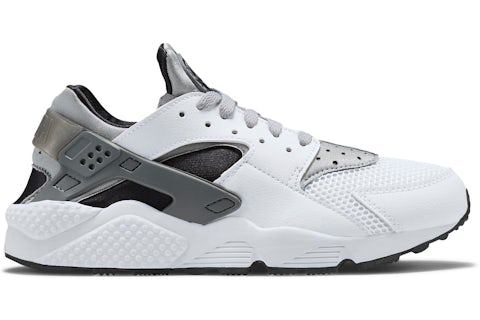 Nike huarache white wolf grey hot sale