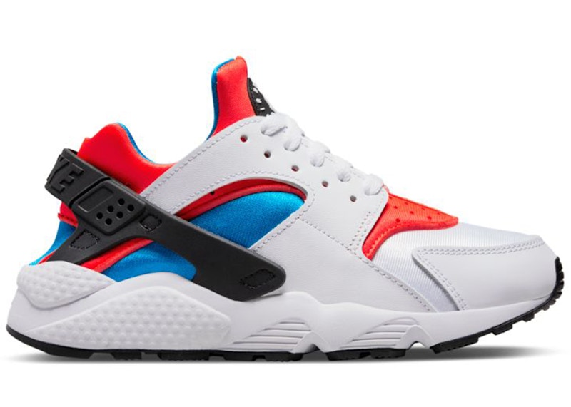 Nike Air Huarache White Bright Crimson Women s