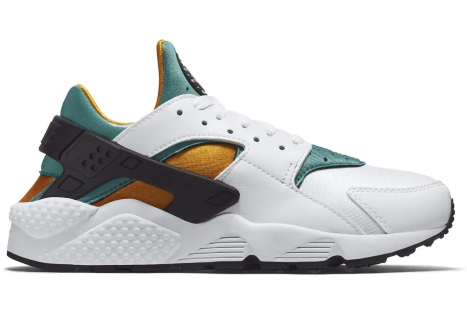 Nike huarache white grey gold Clearance