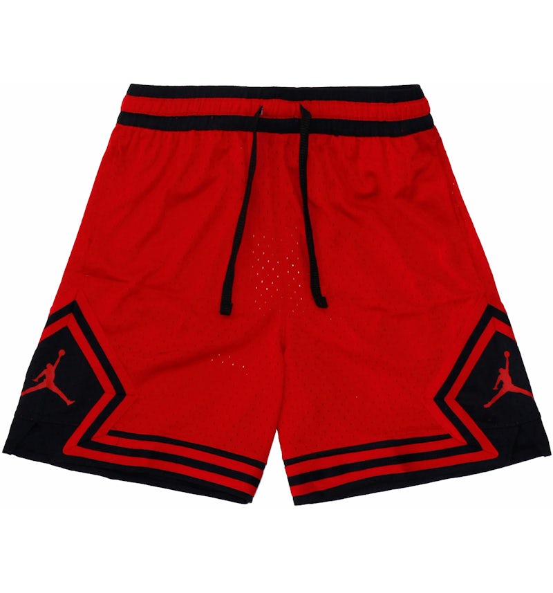 Nike Air Jordan Essentials Dri-Fit Diamond Shorts Gym Rojo/Negro