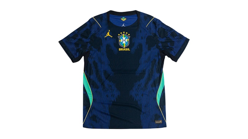 Jordan CBF Brasil サッカーシャツ Nike Air Jordan x CBF Brazil Aero-Fit Advance Match Away Jersey