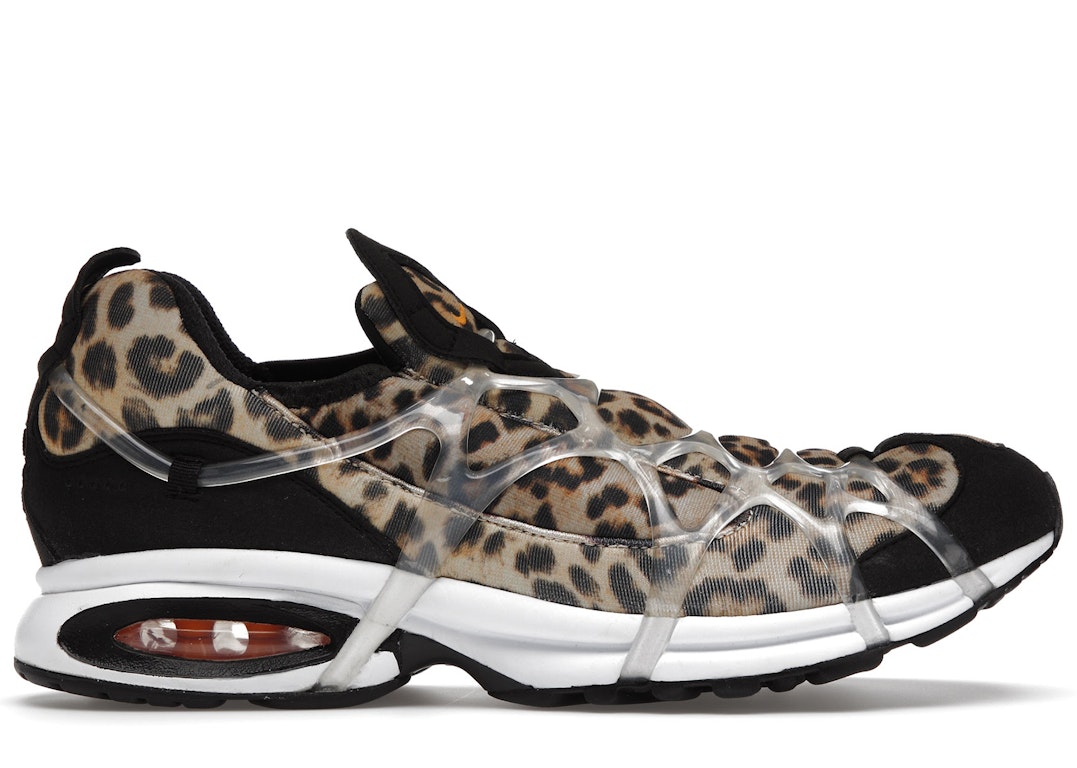 Pre-owned Nike Air Kukini Se Leopard In Black/kumquat-multi-color-white-action Red