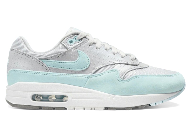Pre-owned Nike Air Max 1 '87 Glacier Blue (women's) Sneakers In Metallic Platinum/flat Pewter/summit White