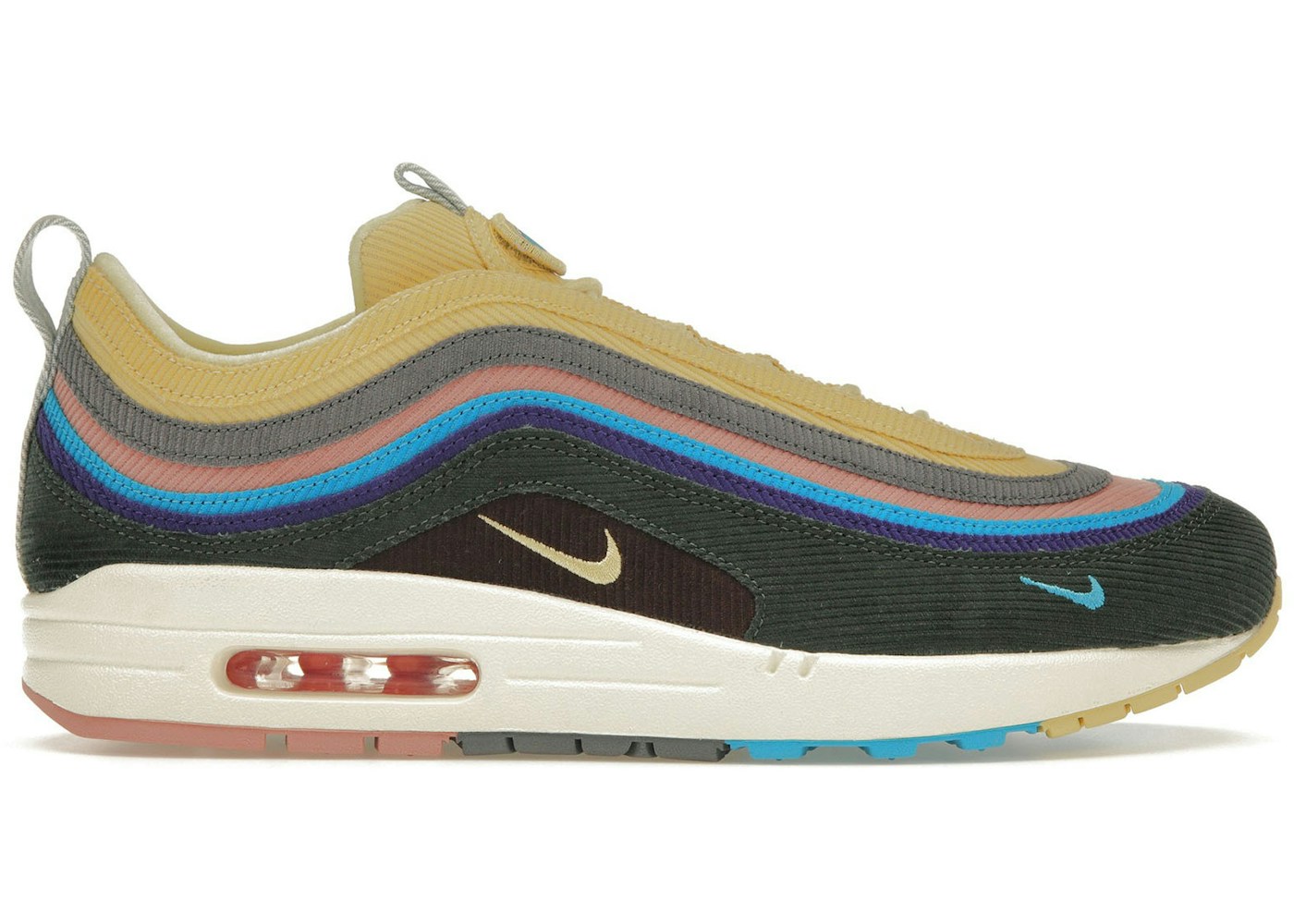 Nike Air Max 1 97 Sean Wotherspoon Extra Lace Set Only Aj4219 400 Nike Air Max 1 97 Sean Wotherspoon Extra Lace Set Only Aj4219 400