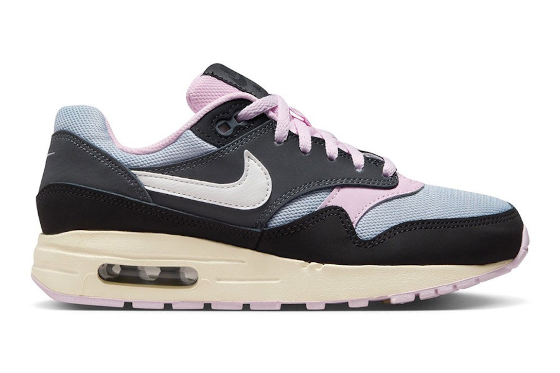 Pre-owned Nike Air Max 1 Anthracite Pink Foam (gs) In Black/summit White/anthracite