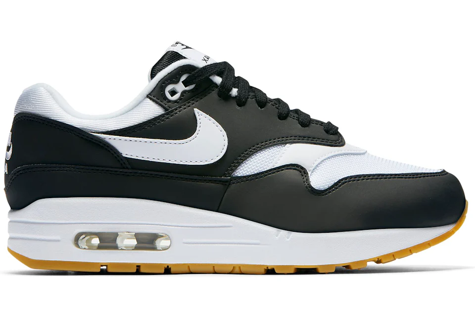 Nike air max 1 essential black gum light brown deals