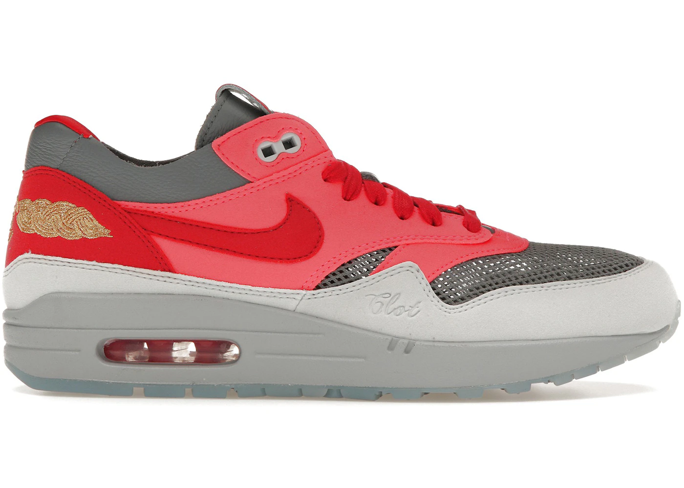 Nike Air Max 1 CLOT Kiss of Death Solar Red (Special Box) Men's - DD1870-600 - US