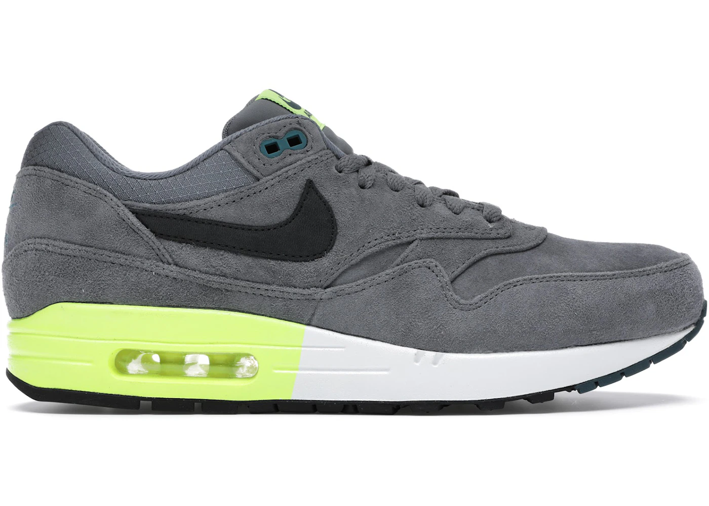 Nike air max 1 grey volt Clearance