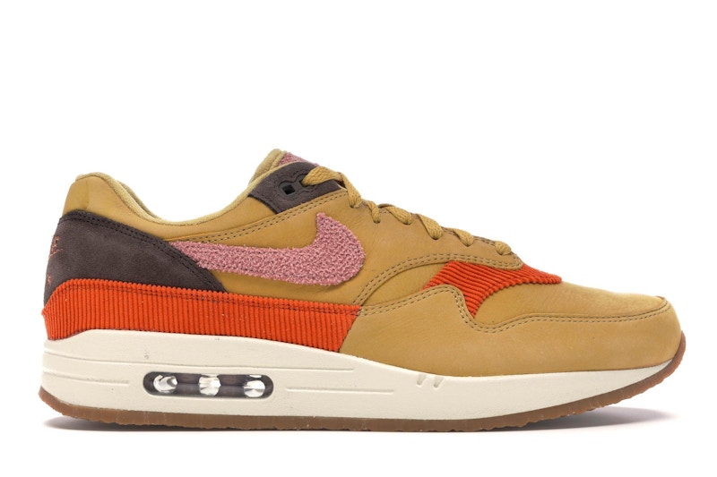 nike air max 1 crepe wheat gold rust pink