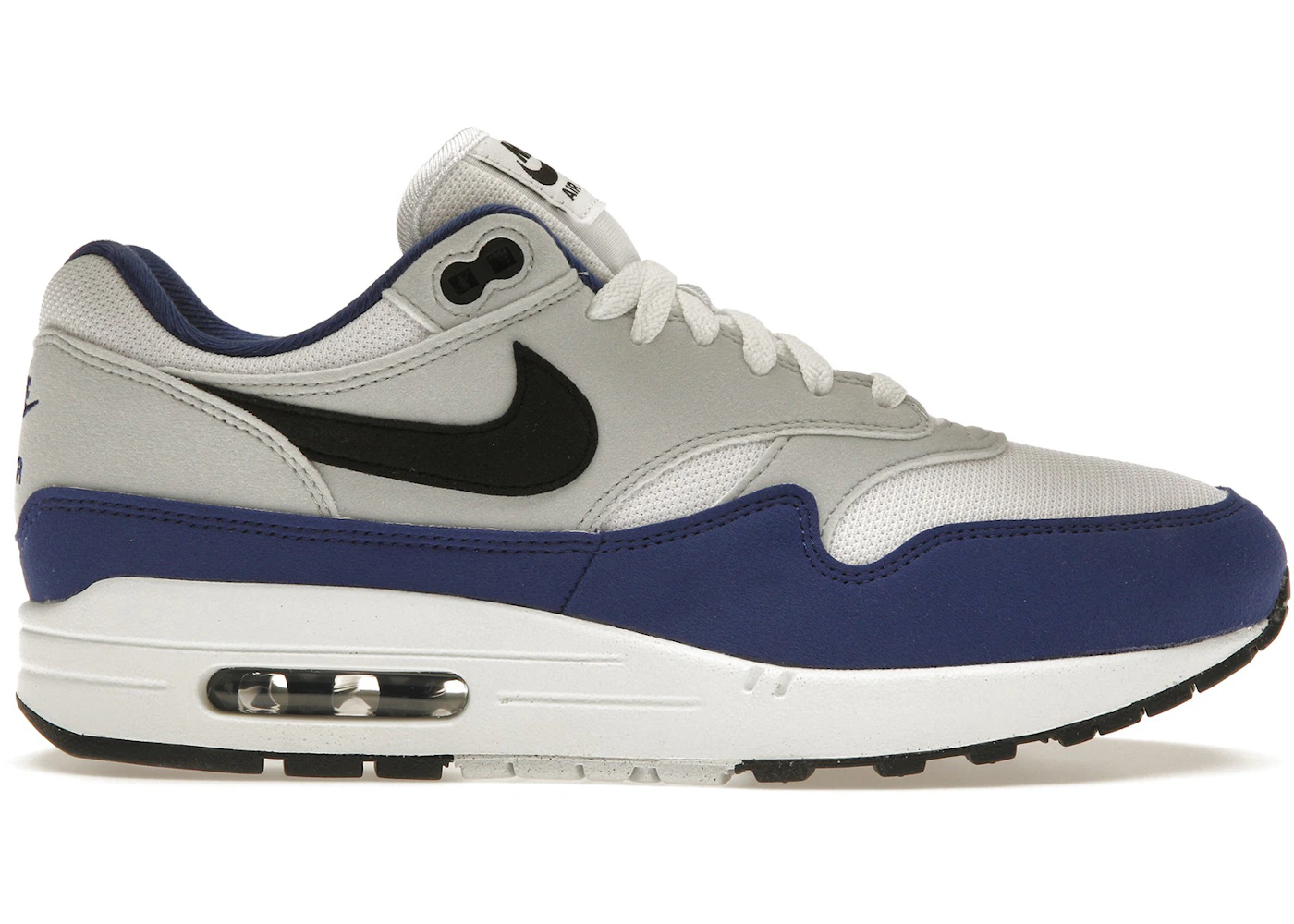 Nike air max 1 white and blue Clearance