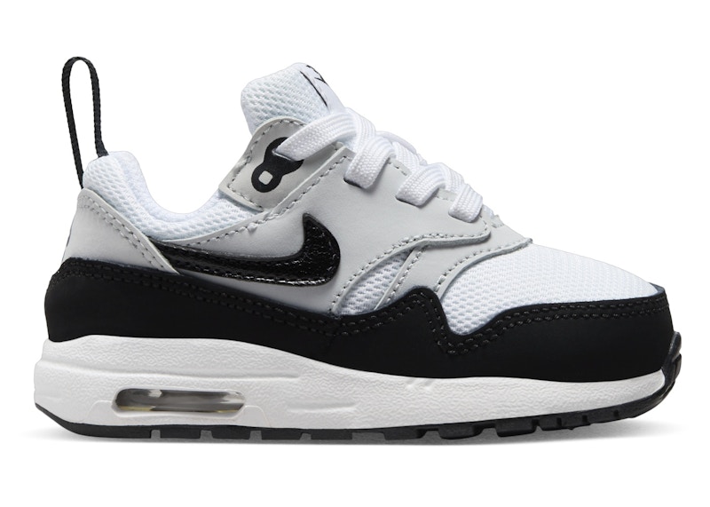 Pre-owned Nike Air Max 1 Easyon Sneakers In White/pure Platinum/black In Multi