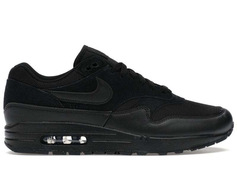 Mens nike air max 1 black online