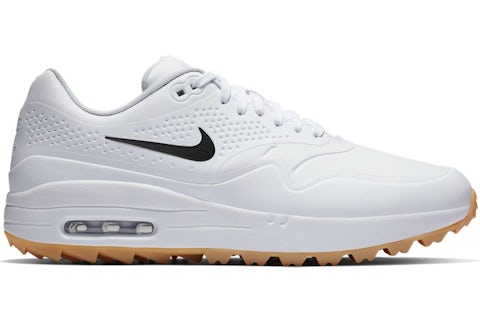 Nike Air Max 1 Golf White Gum Black Swoosh Men s AQ0863 101B US