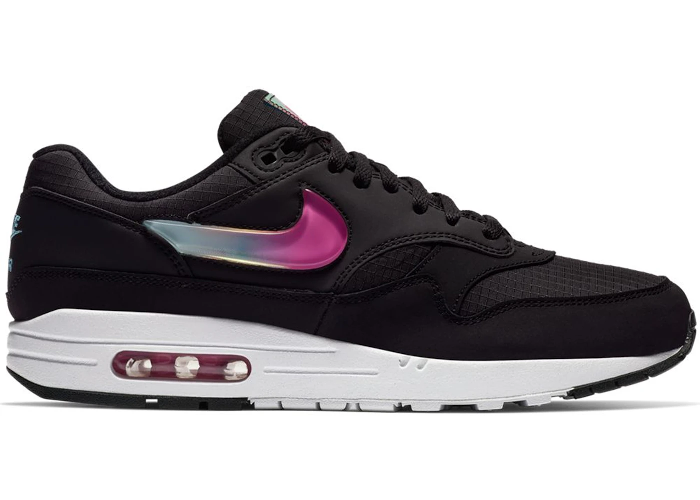Nike air max 1 2025 black red