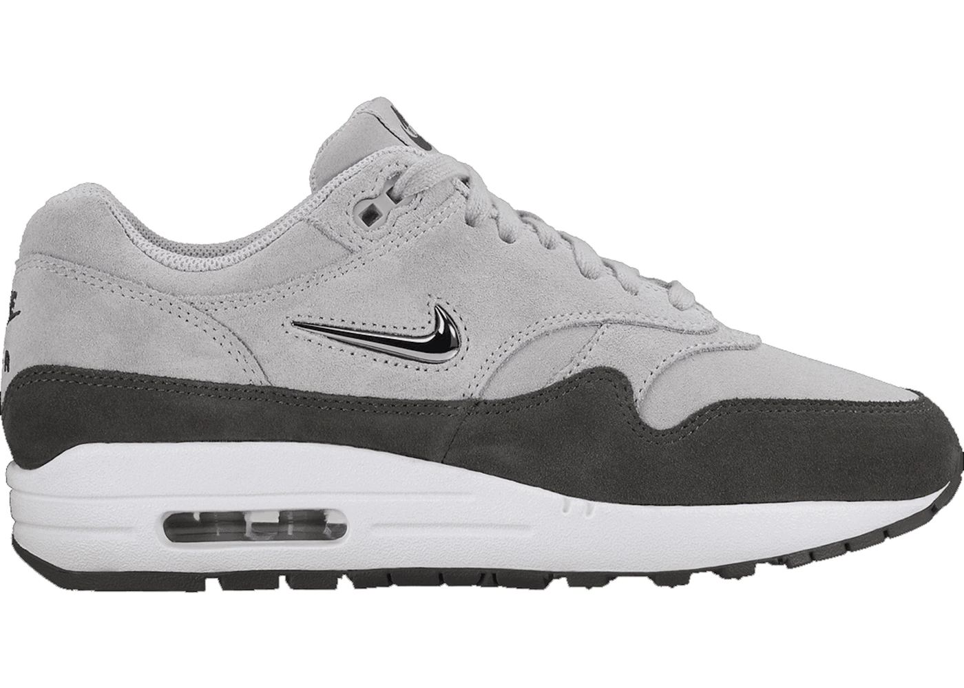Air max 1 jewel black silver best sale