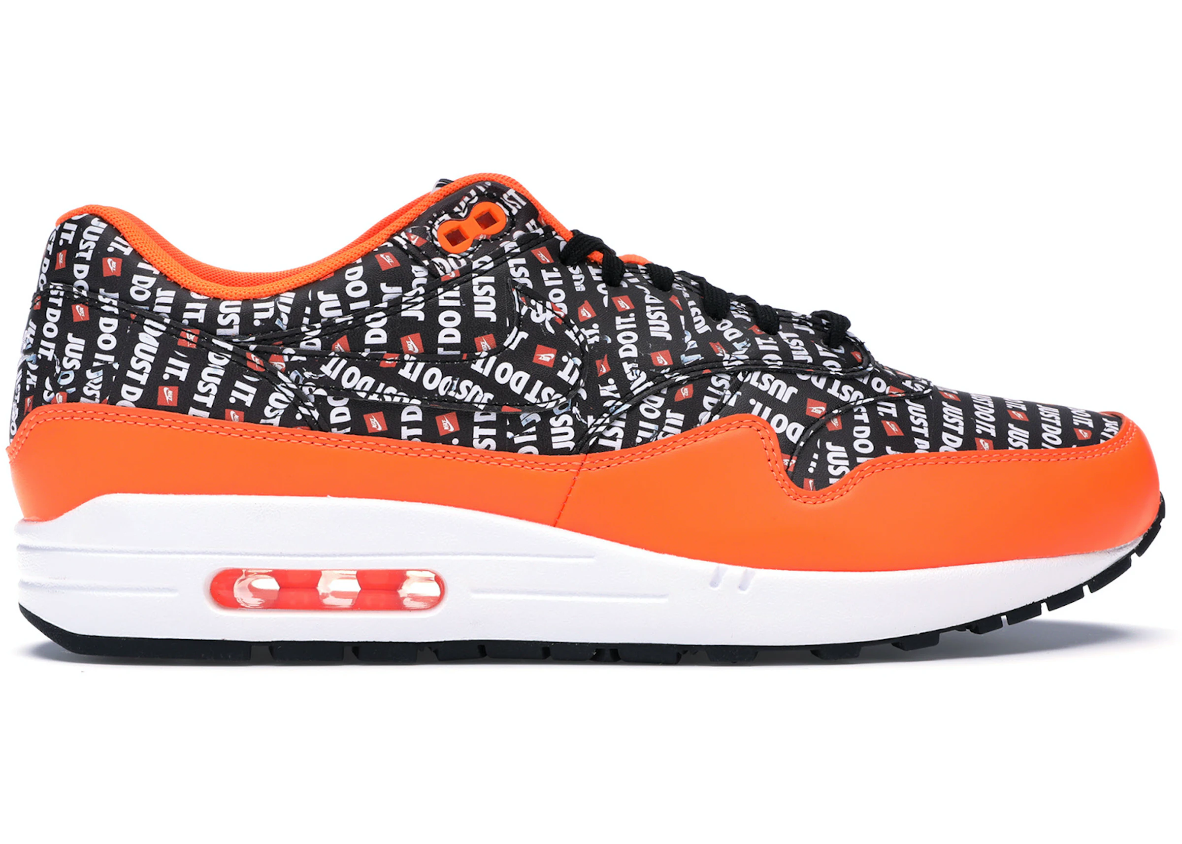 Archaeologist further Absorbent Nike Air Max 1 Just Do It Pack Black Orange - 875844-008 - US