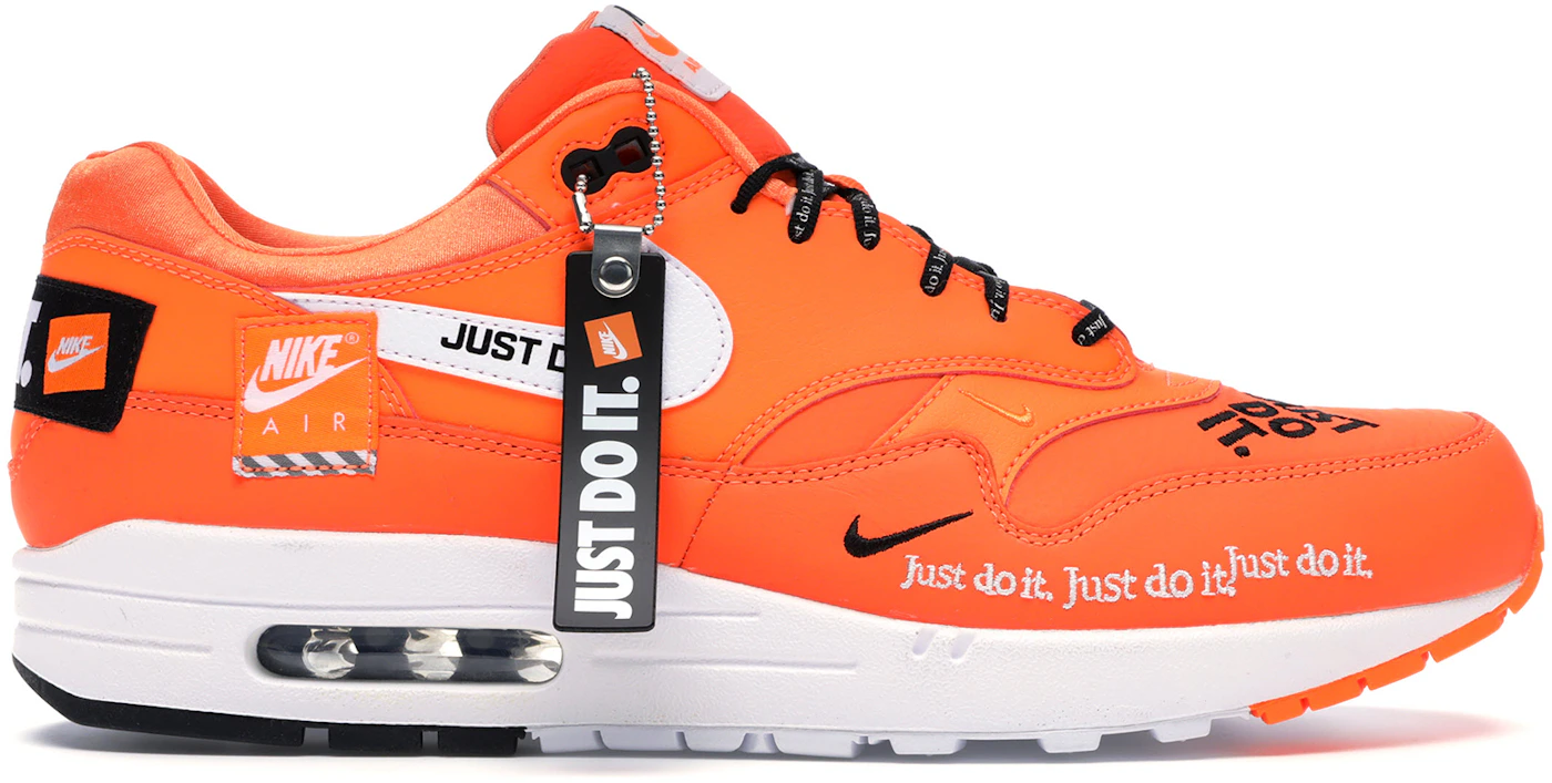 verdiepen verwijderen eerlijk Nike Air Max 1 Just Do It Pack Orange Men's - AO1021-800 - US