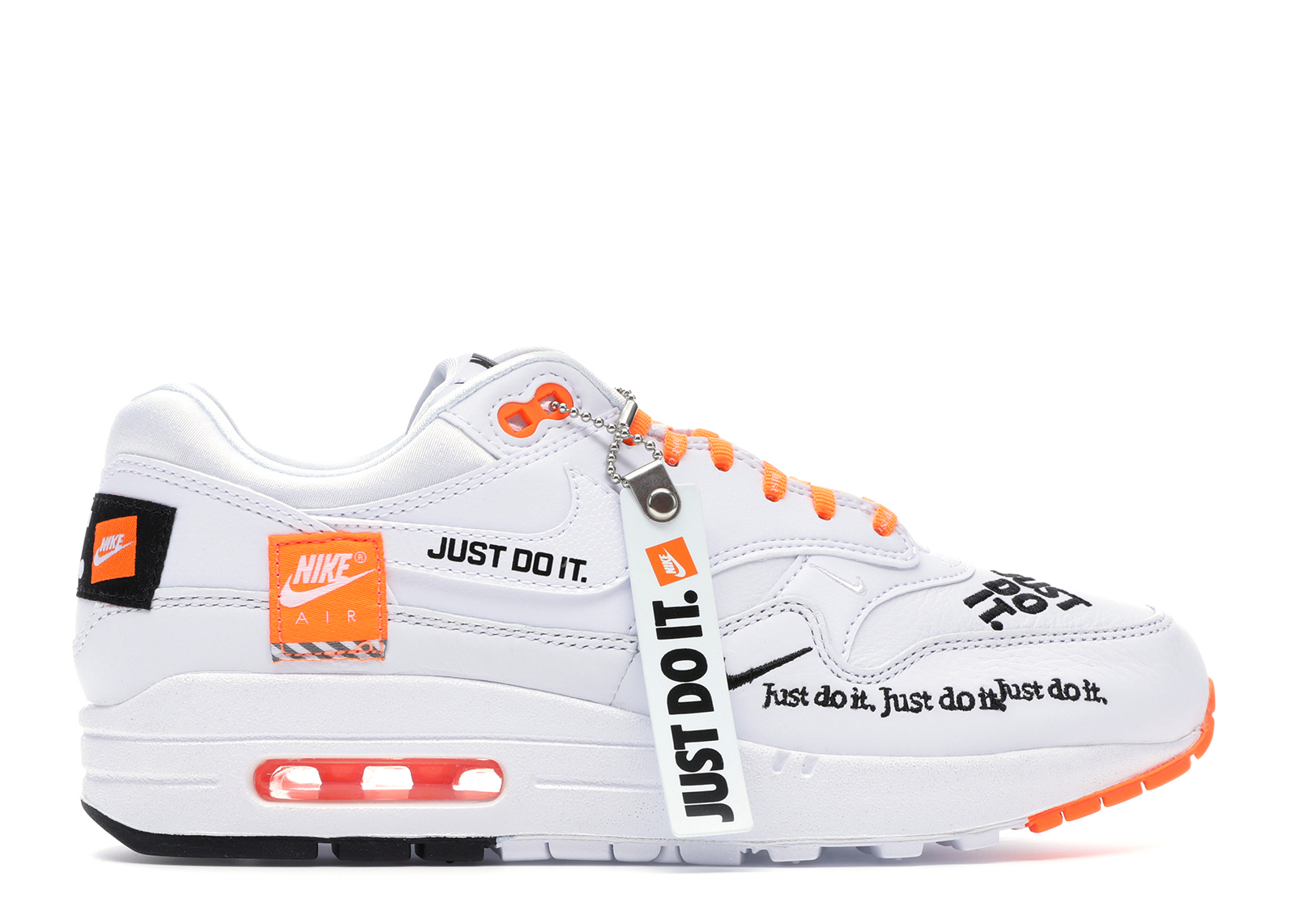 Nike Air Max 1 Just Do It White (Women's) - 917691-100 - US