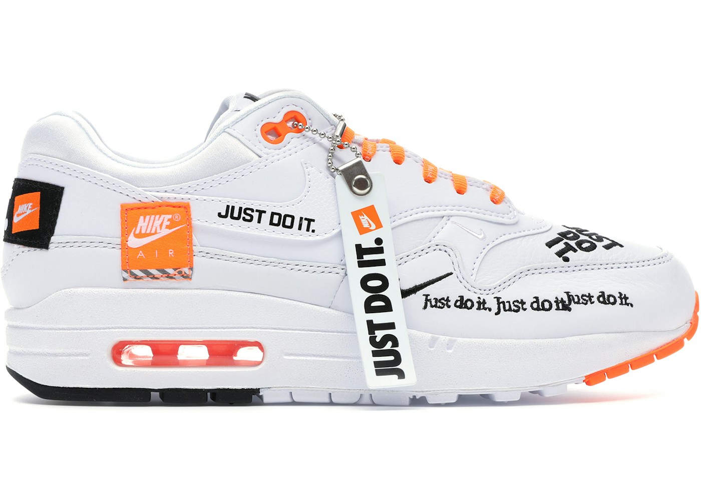 Nike Air Max 1 Just Do It White W 100 Nike Air Max 1 Just Do It White W 100