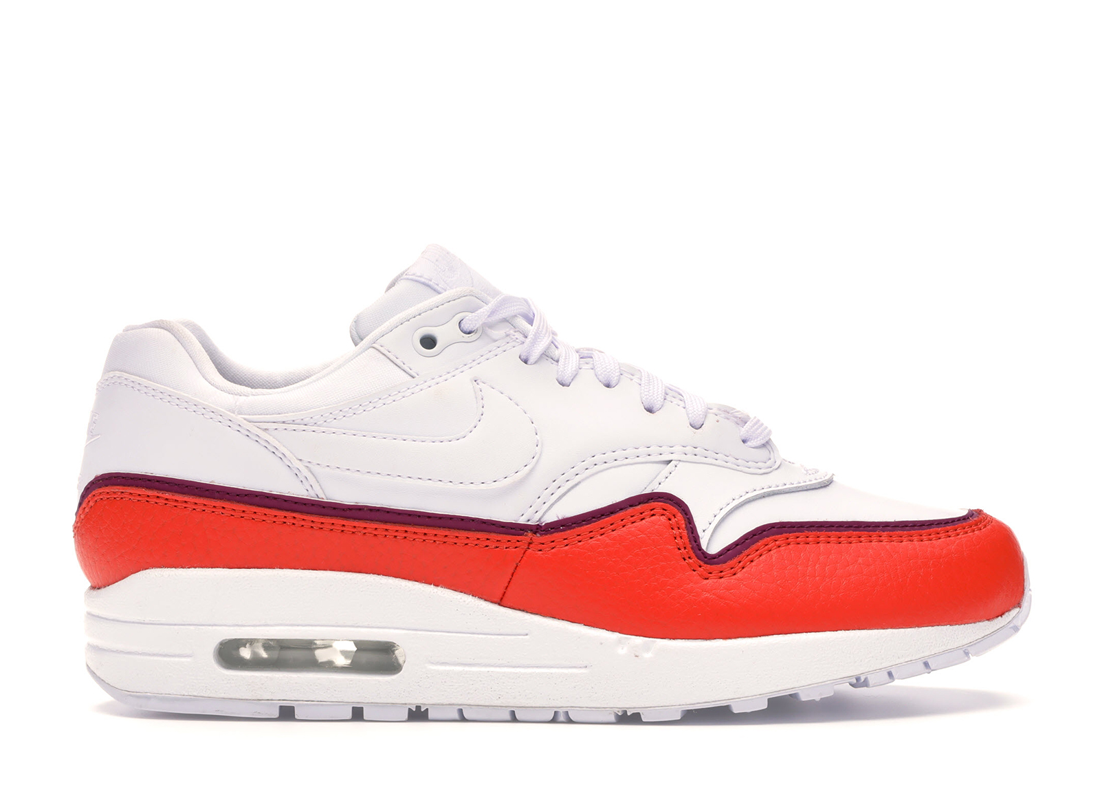Nike Air Max 1 Liner White Red (Women's) - 881101-102 - JP