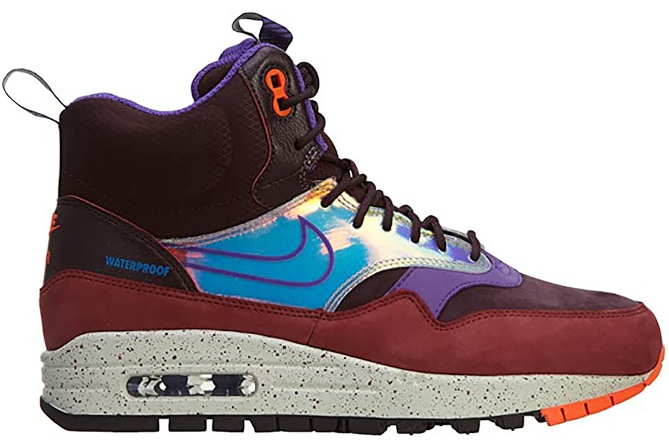 Nike Air Max 1 Mid Sneakerboot Deep Burgundy Women s 685269