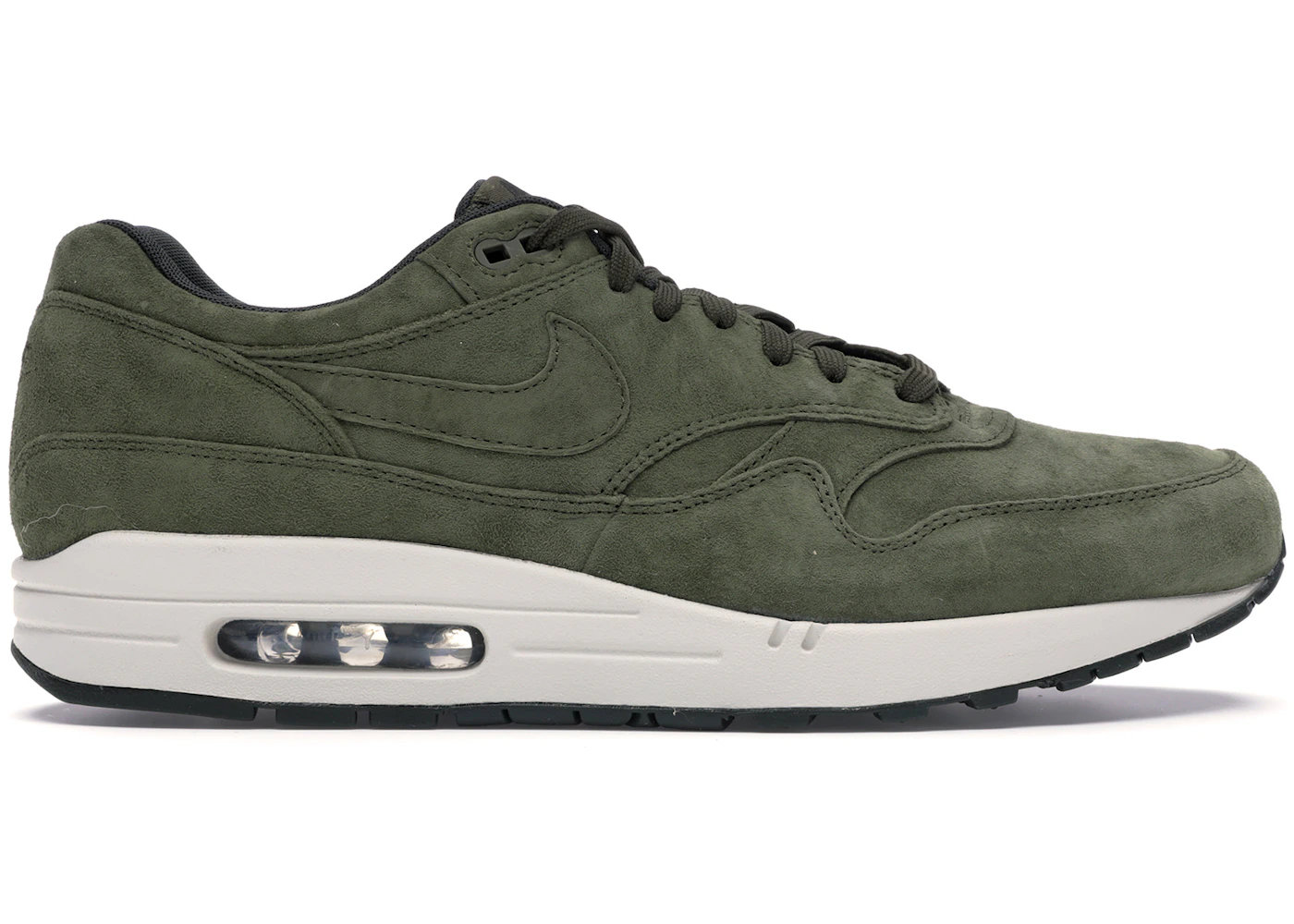 Nike air max 1 premium olive Clearance