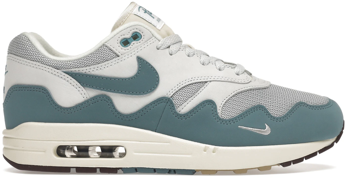 Nike Air Max 1 Aqua Noise Retro Casual Running Shoes Grey Blue Wave  Pattern. in 2023