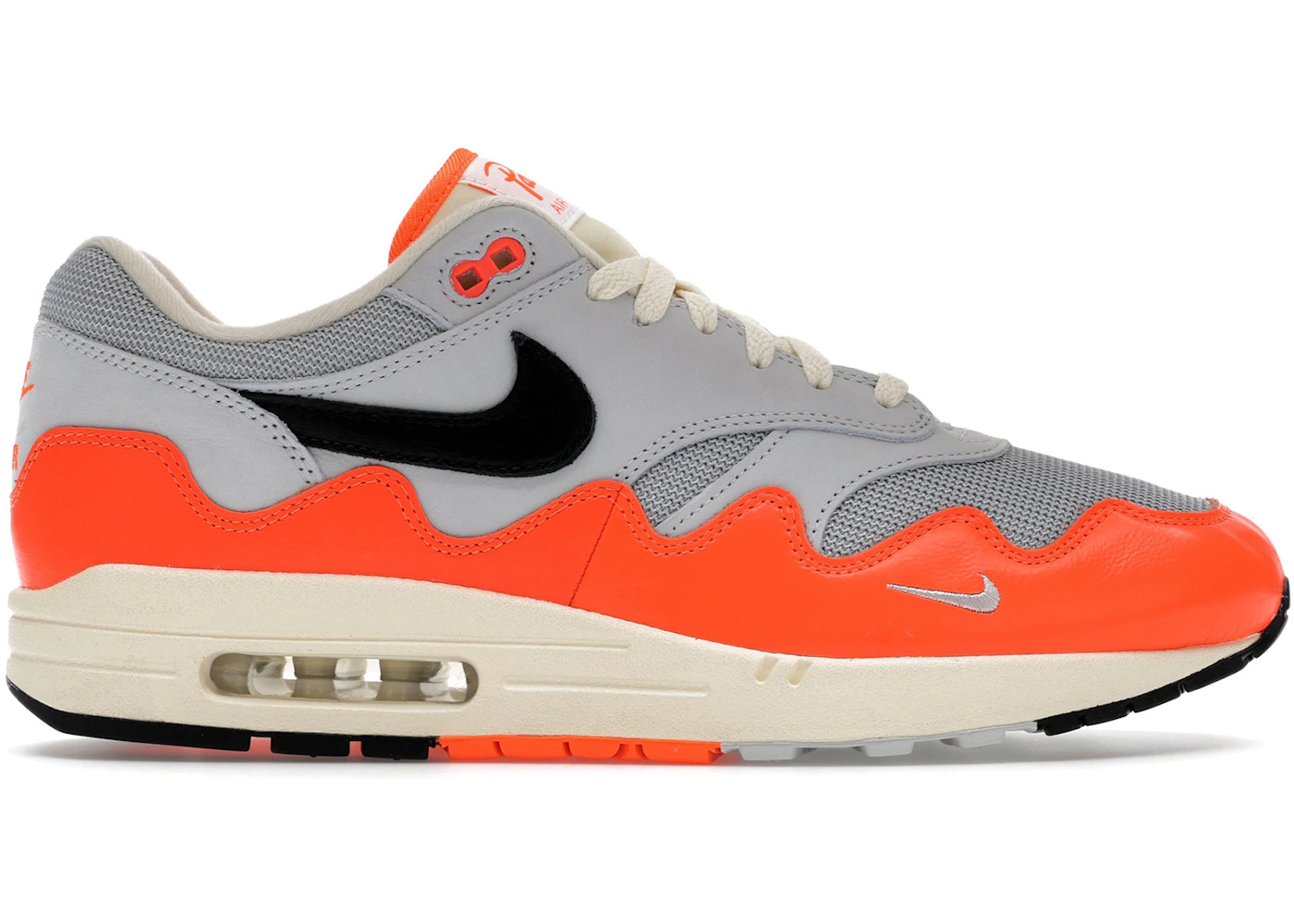 Nike Air Max 1 Patta Waves Hyper Crimson Pure Platinum (With Bracelet)
