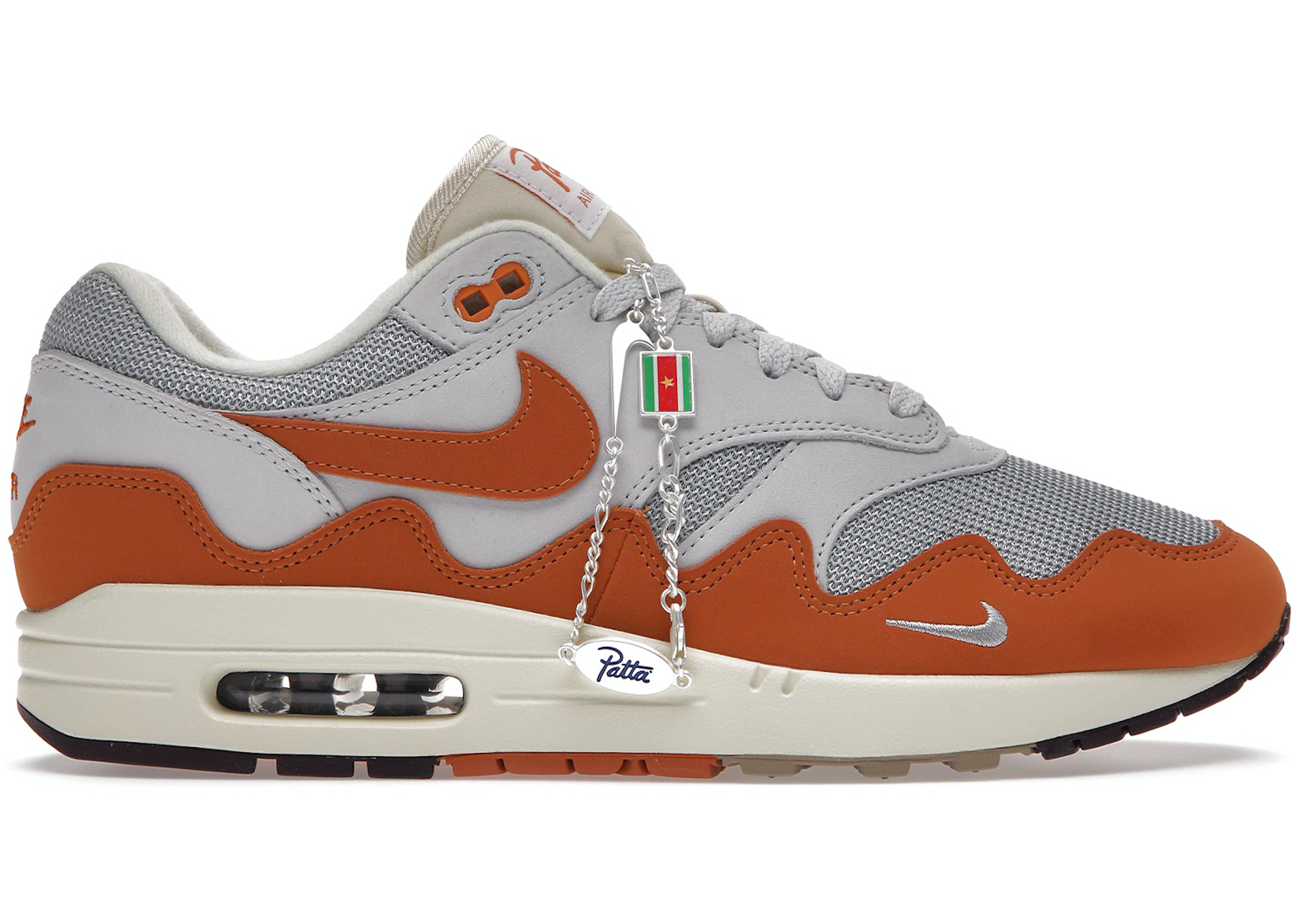 Awkward Homeless Penetrate Nike Air Max 1 Patta Waves Monarch (with Bracelet) - DH1348-001 - US