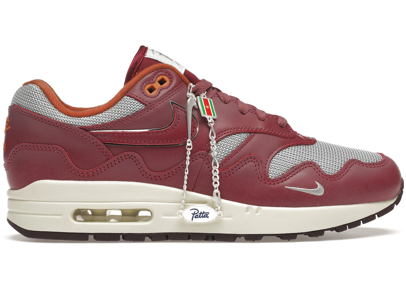 Nike Air Max Patta Waves Rush Maroon (with Bracelet) Men's