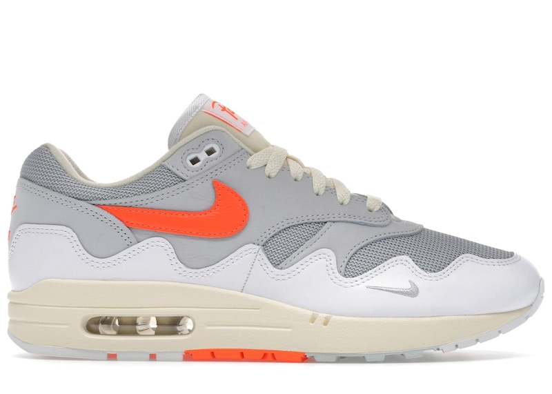 Nike Air Max 1 Patta Waves White Hyper Crimson (With Bracelet)