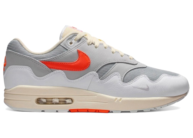 Nike Air Max 1 Patta Waves White Hyper Crimson (Without Bracelet)