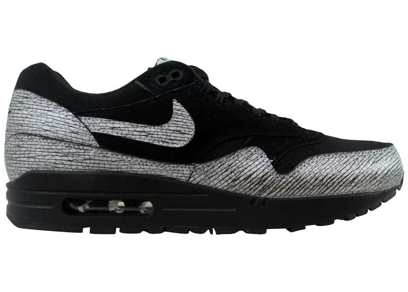 Nike Air Max 1 Premium Black (W) - 454746-005