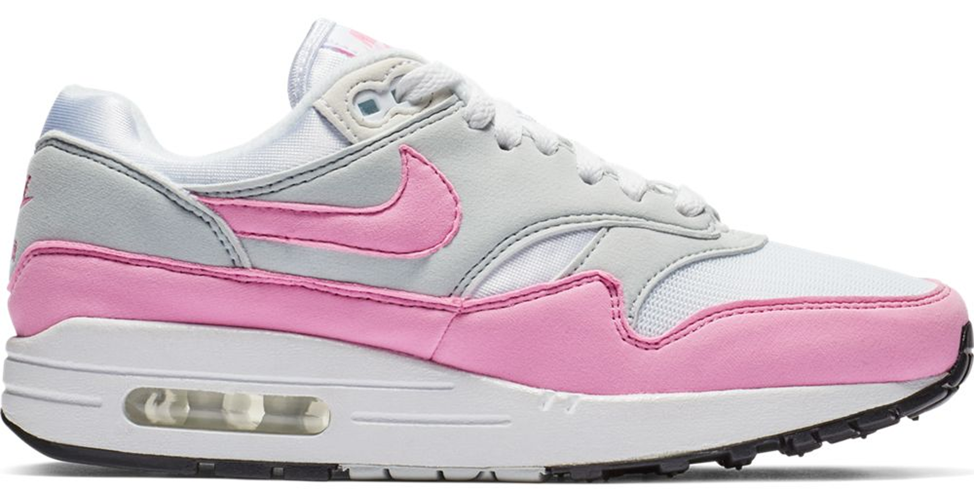 pink and white air max 1