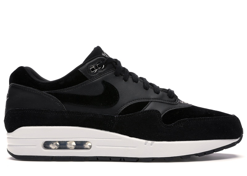 nike air max 1 suede zwart